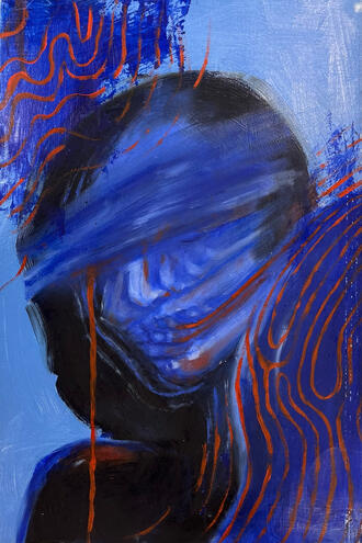 &quot;Untitled&quot;, Oil on Wet Strength (2022)