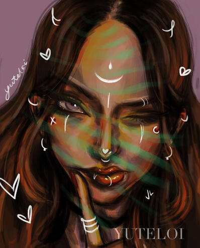 "Moire", Photoshop (2022)