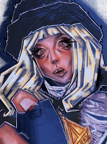 "Linda Monroe" Procreate, (2026)