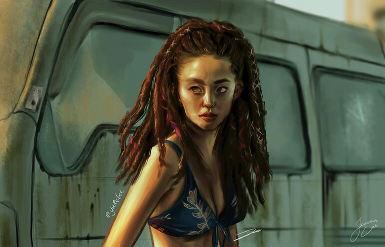 &quot;Kuina&quot;, Procreate (2023)