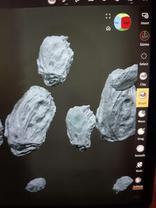 Asteroid Sculpt in Nomad