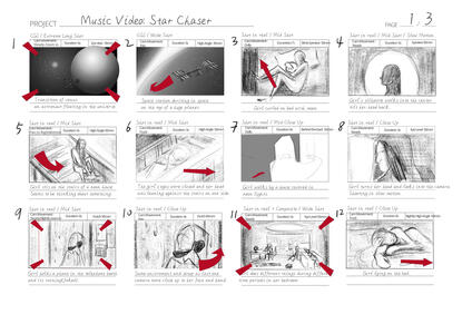 Star Chaser Storyboard 1