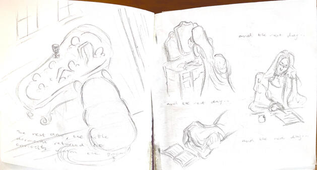 The Little Visitor Dummy Book