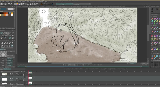 The Little Visitor TVPaint