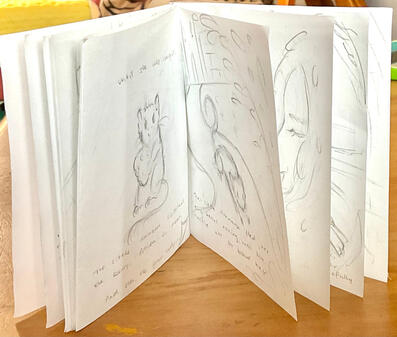 The Little Visitor Dummy Book