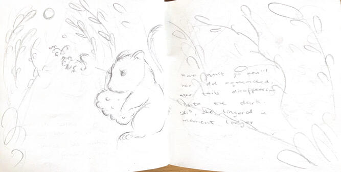 The Little Visitor Dummy Book