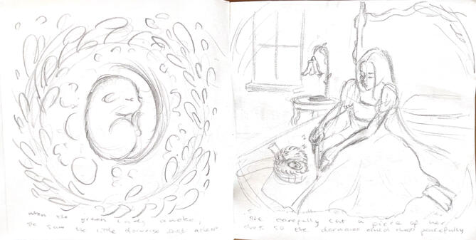 The Little Visitor Dummy Book