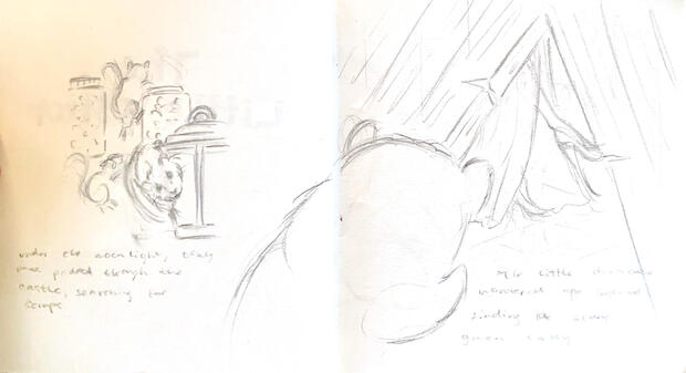 The Little Visitor Dummy Book
