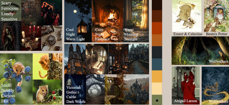 The Little Visitor Mood Board