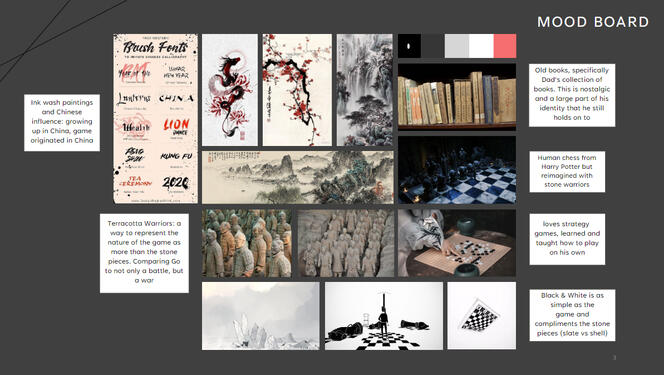 Go, Mood Board