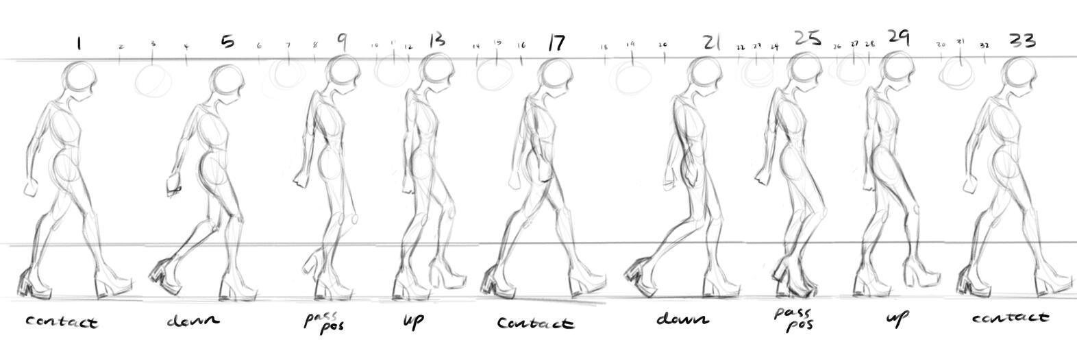 Revenge Walk Cycle 1