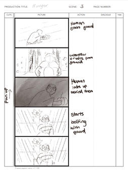 Hunger Storyboard 4