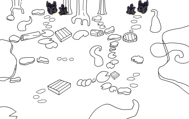 Dark Room 1/3 Lineart